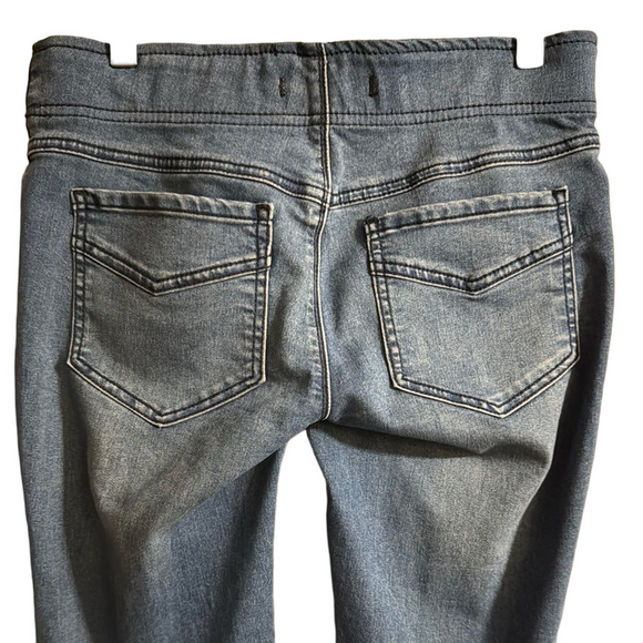 Free People Blue Flare Wide Leg Jeans - Picture 6 of 10